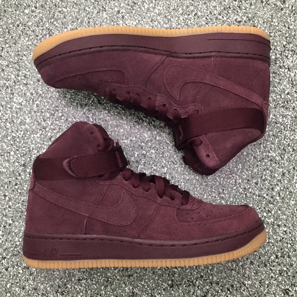 air force 1 lv8 burgundy